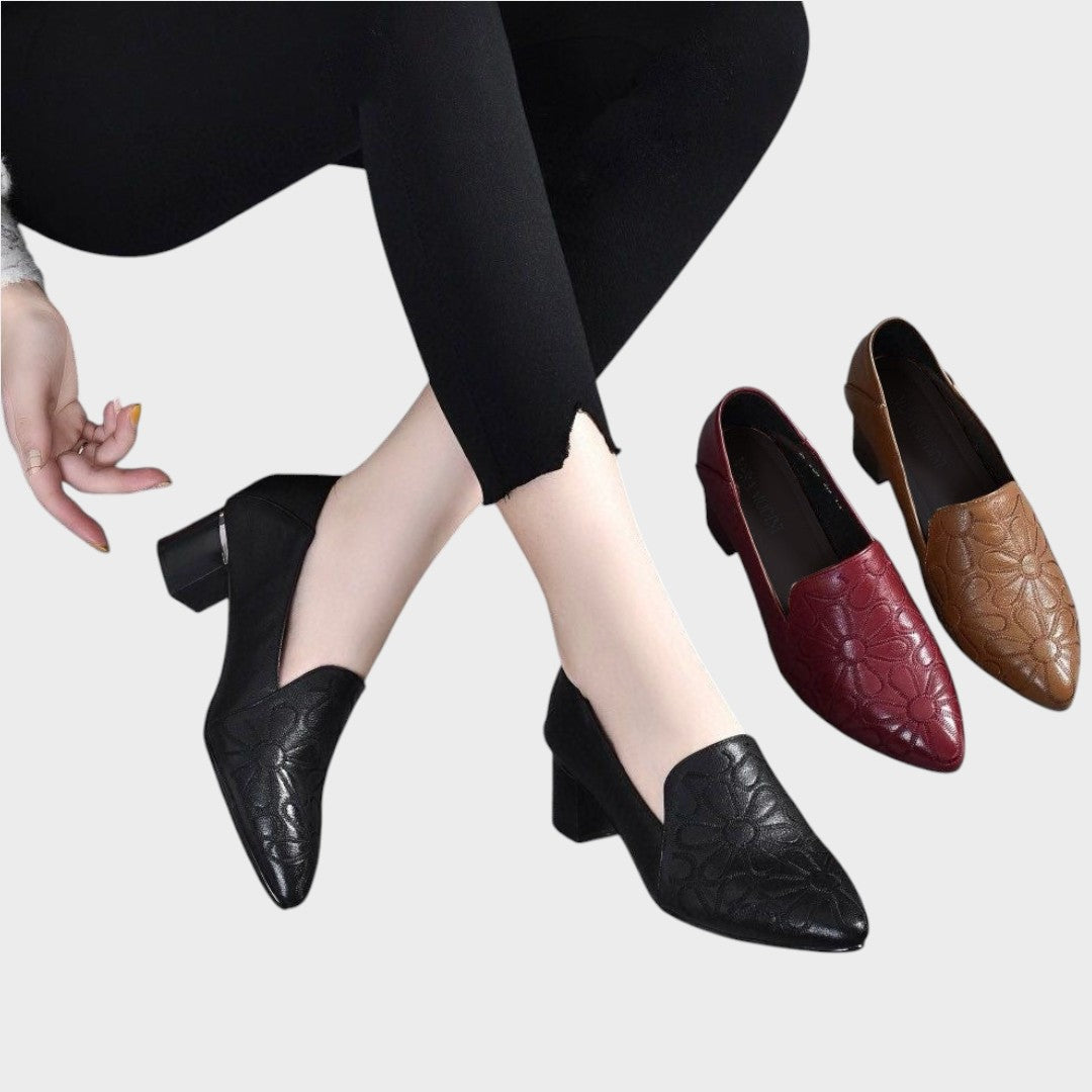 Elena | Zapatos Cerrados con Bordado