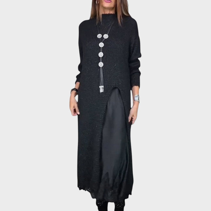 Vega | Conjunto de Suéter y Vestido de Estilo Lencero