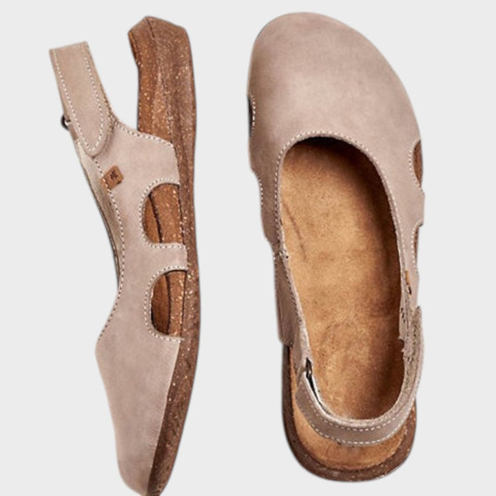Eve | Sandalias Chatas de Corcho