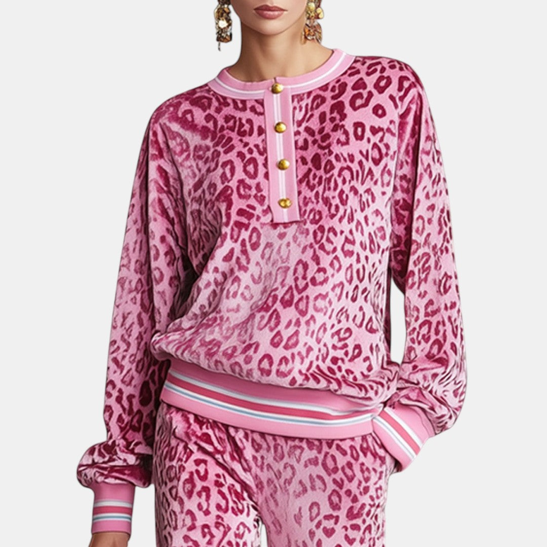 Paz | Conjunto Deportivo de Terciopelo Rosa
