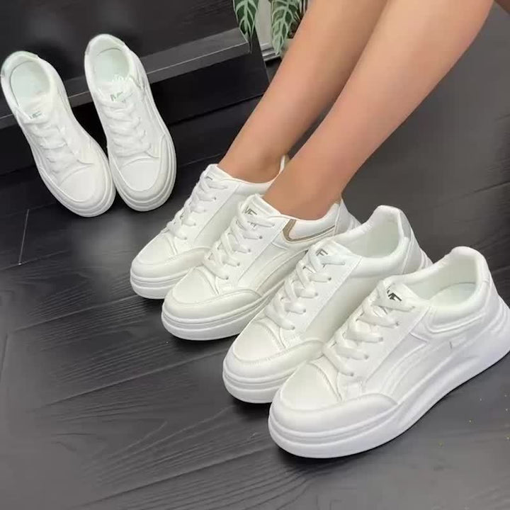 Elke | Zapatillas blancas elegantes con comodidad ligera