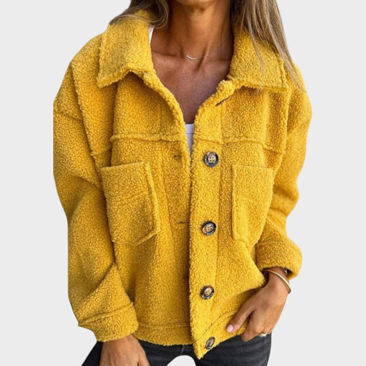 Soledad | Campera Tipo Borrego con Botones