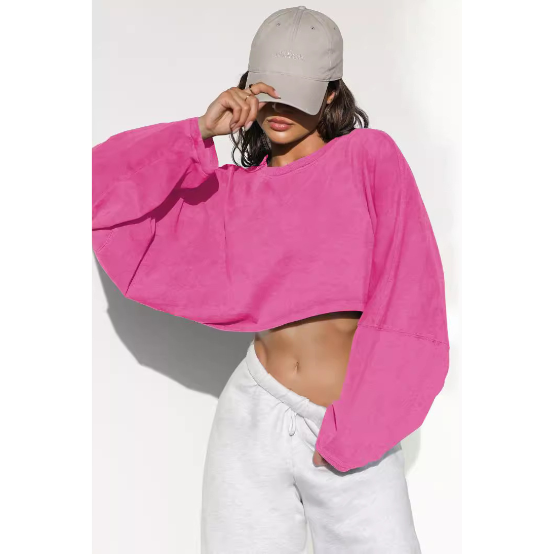 Skye | Sudadera recortada casual para mujeres