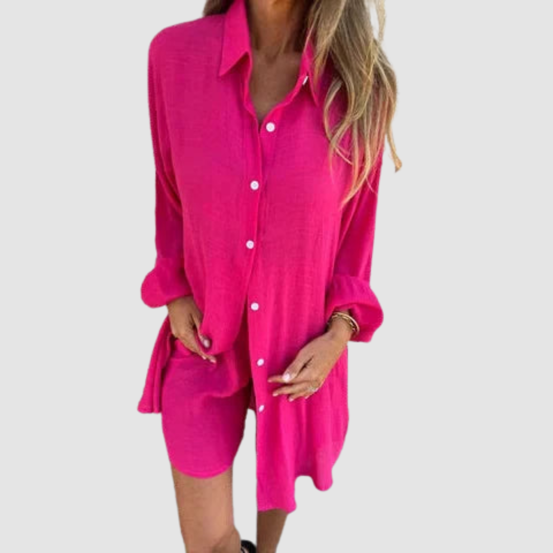 Gennie | Conjunto Elegante de Dos Piezas – Blazer Corto y Falda Lápiz