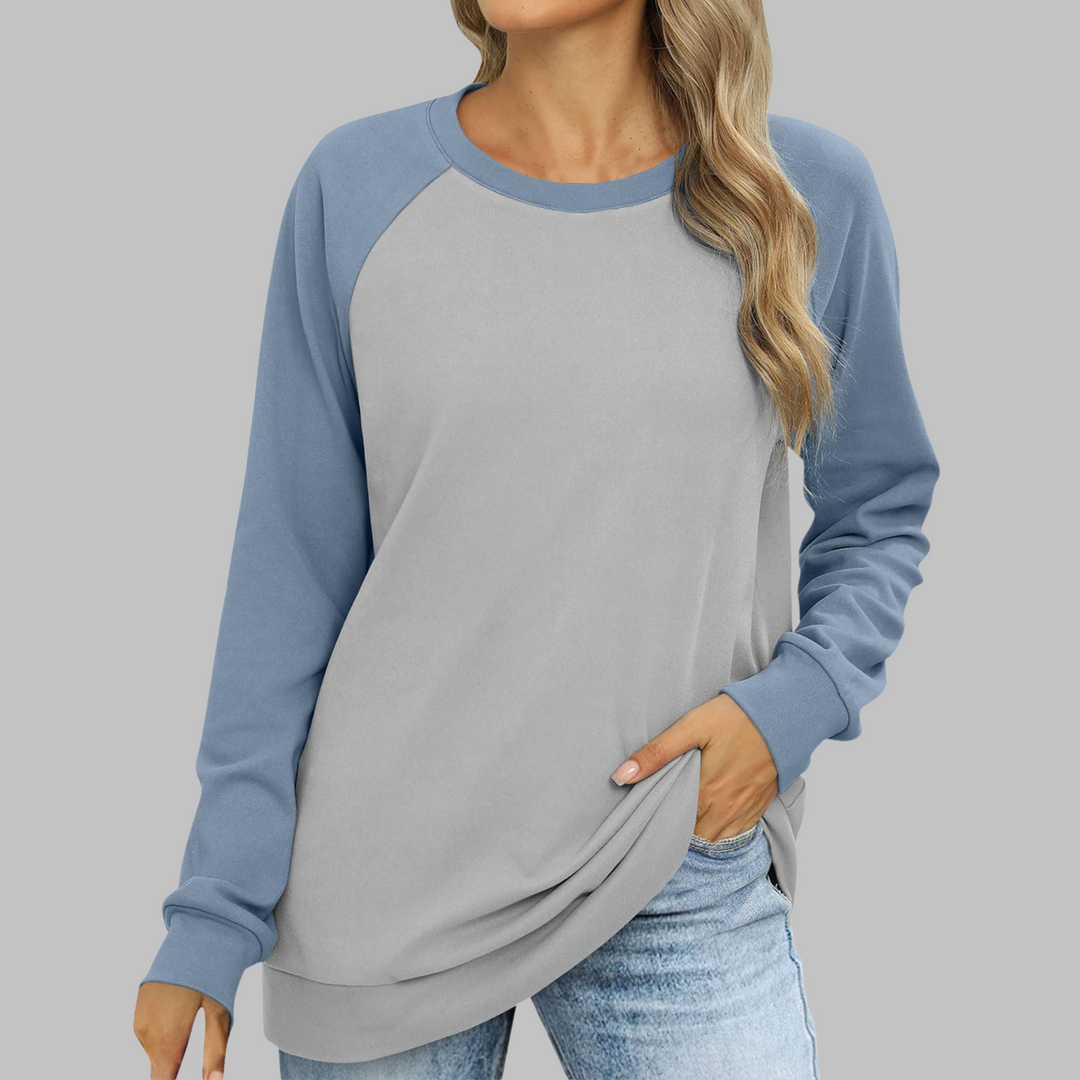 Lhantel | Sudadera Casual de Cuello Redondo y Manga Larga
