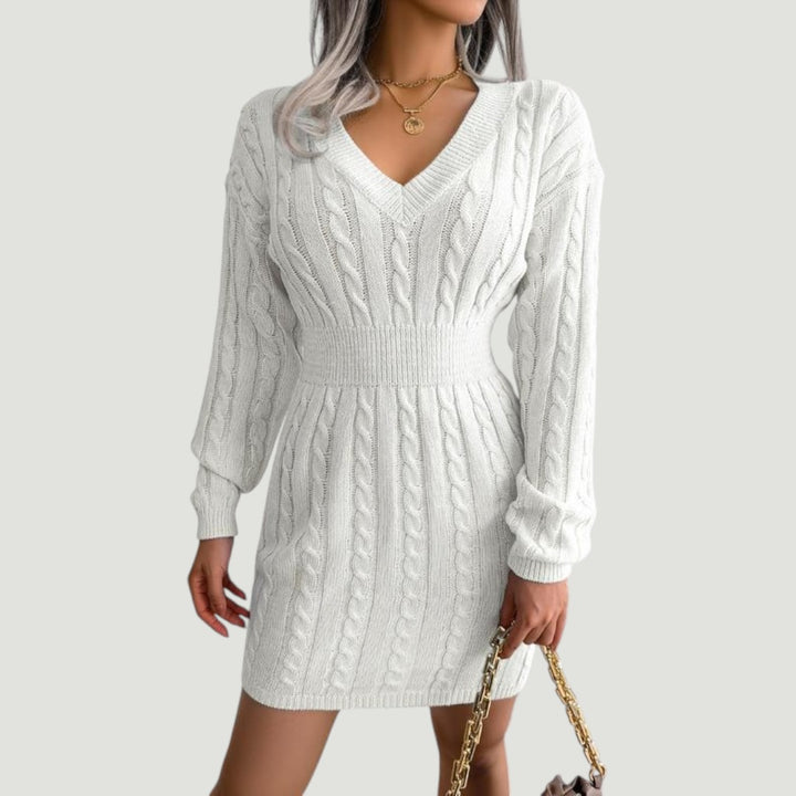 Holly | Vestido Suéter Cable Knit