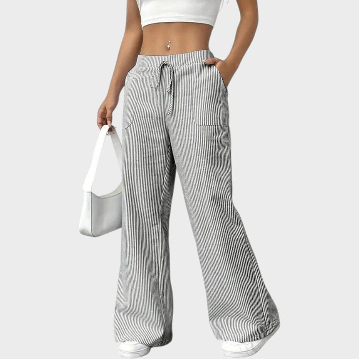 Andrea | Pantalón Ancho con Cordón Ajustable