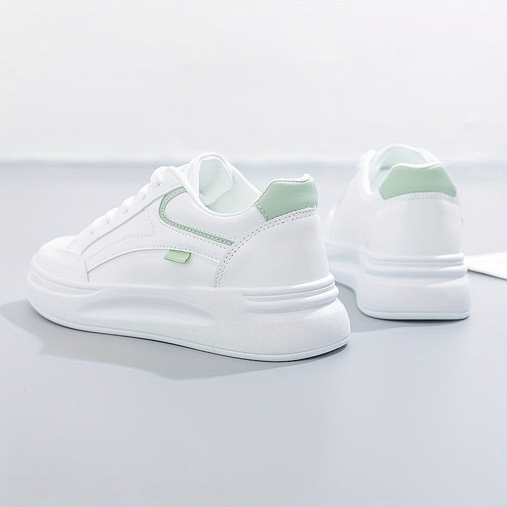 Elke | Zapatillas blancas elegantes con comodidad ligera