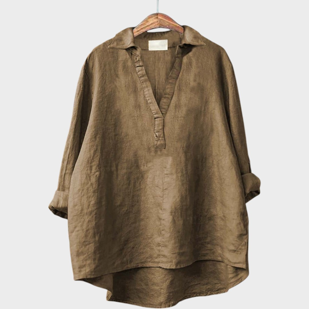 Berenice | Blusa Oversize con Cuello en V