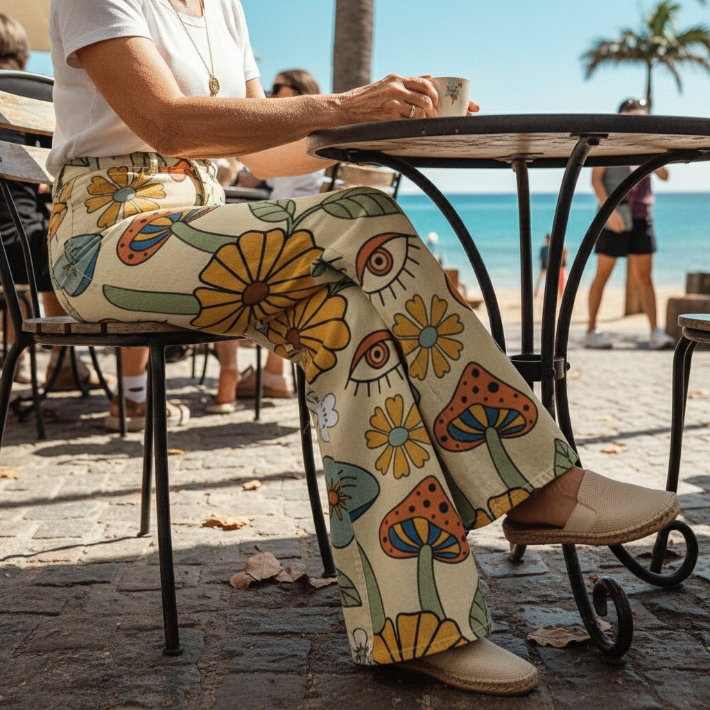 Giada | Pantalones de Pierna Ancha Inspirados en el Boho