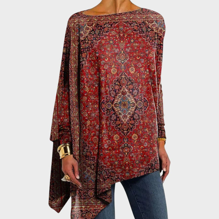Rocío | Blusa de Cuello Barco Elegante