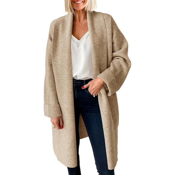 Oliviene | Cárdigan Largo Oversized Abierto y Cómodo