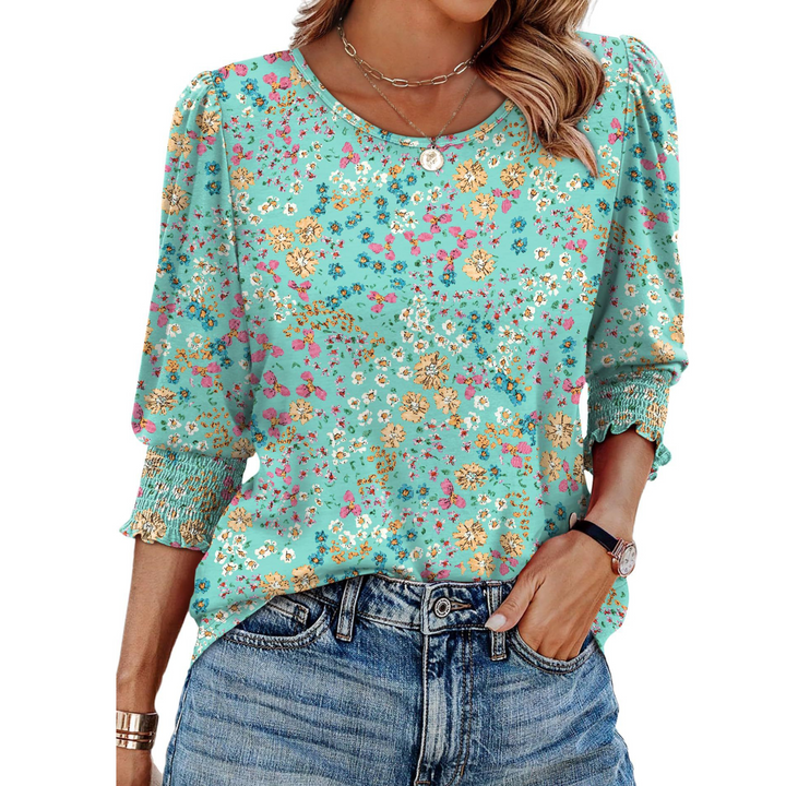 Heleia | Top Casual Elegante con Fruncidos para Mujeres