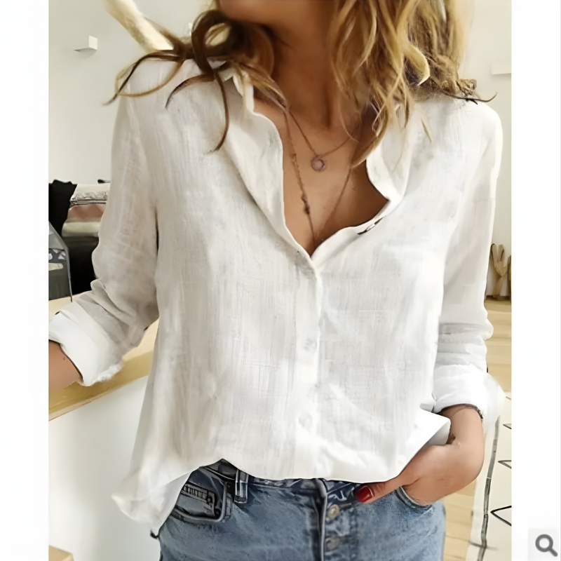 Leah | Blusa con Estampado de Pájaros