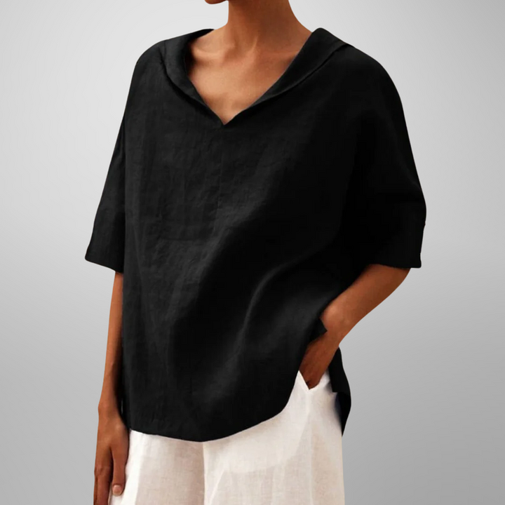 Lucy | Blusa de Algodón Holgada para Mujeres