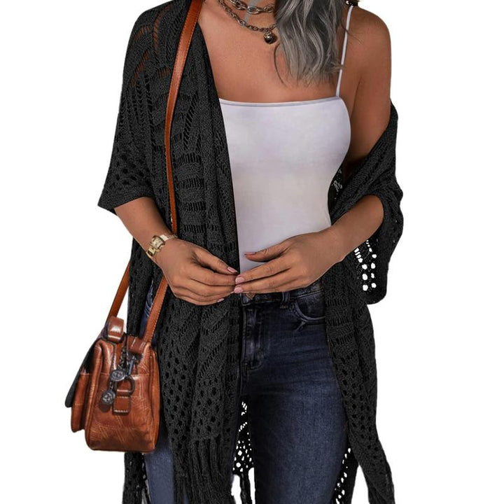 Zarella | Chaqueta de Verano Con Flecos Cómoda