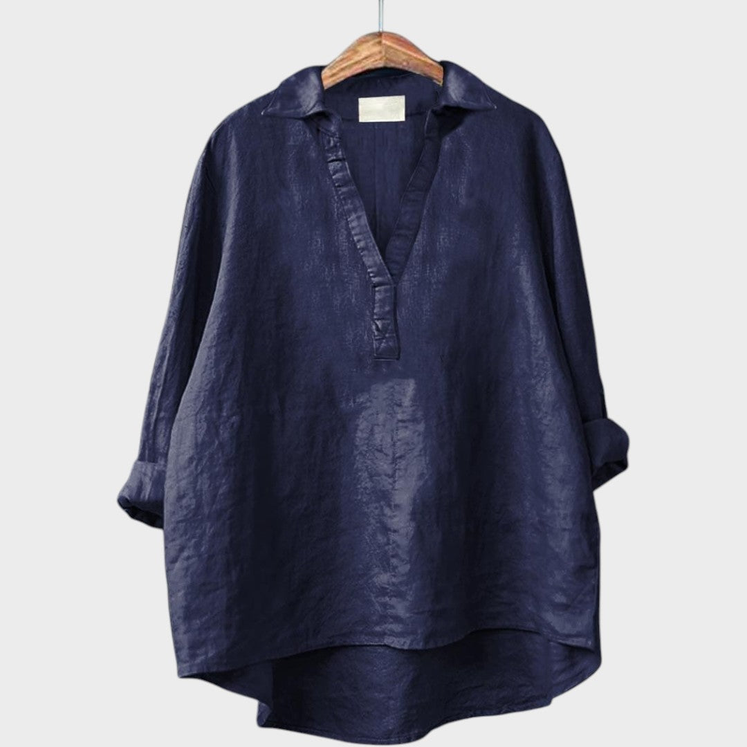 Berenice | Blusa Oversize con Cuello en V