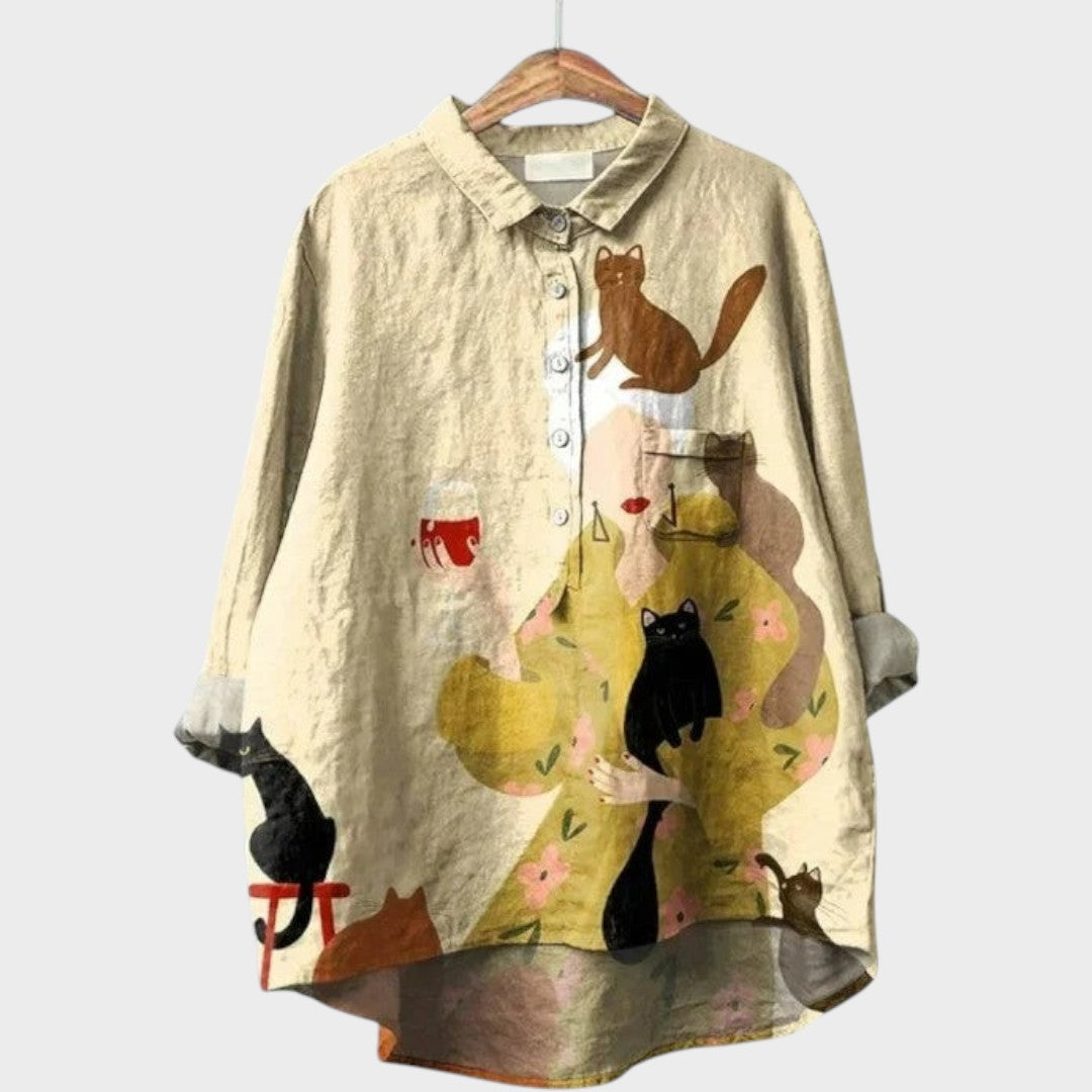 Karina | Blusa Oversize con Botones