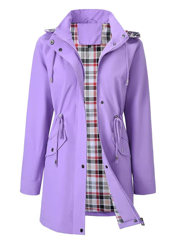 Noor | Chaqueta de lluvia para mujeres con protección total y elegancia moderna para el uso diario