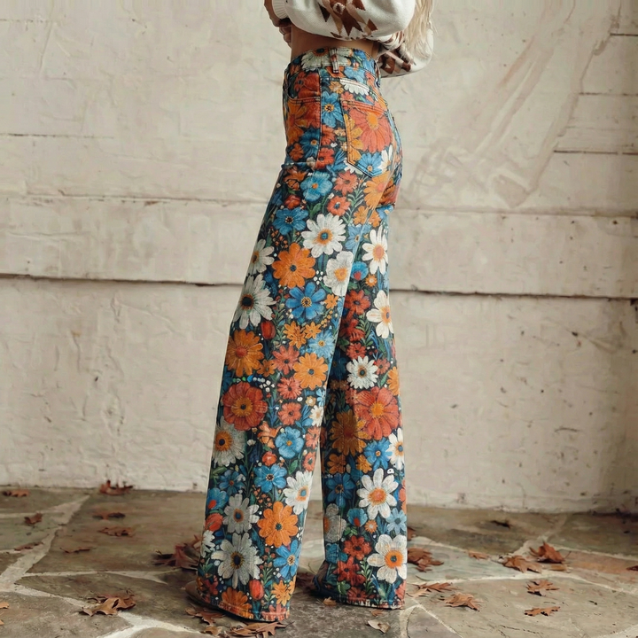 Lilia | Pantalones Anchos Boho y Frescos