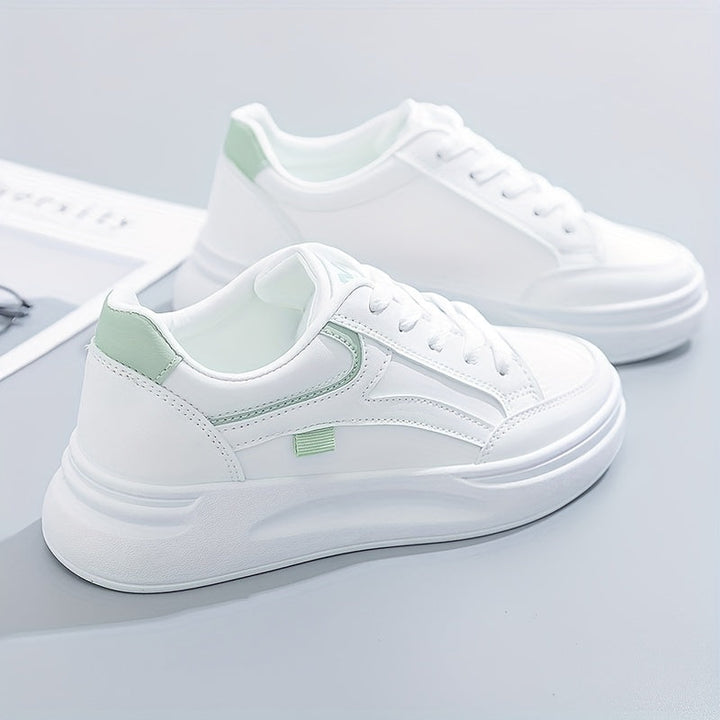 Elke | Zapatillas blancas elegantes con comodidad ligera