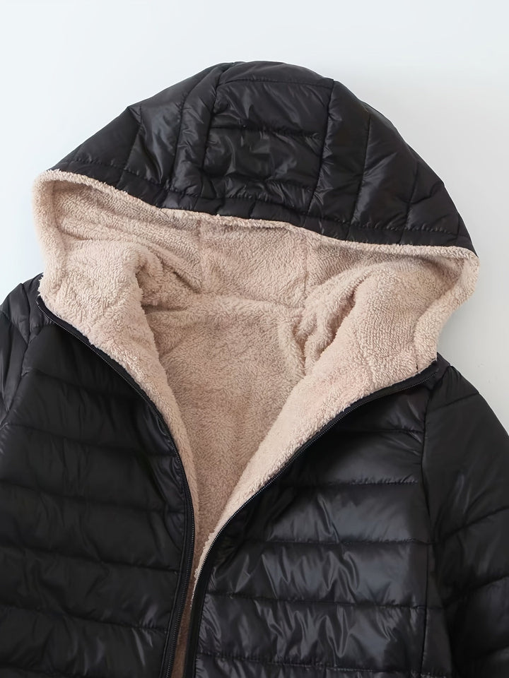 Vicky | Chaqueta Puffer Acolchada con Forro de Forro Polar