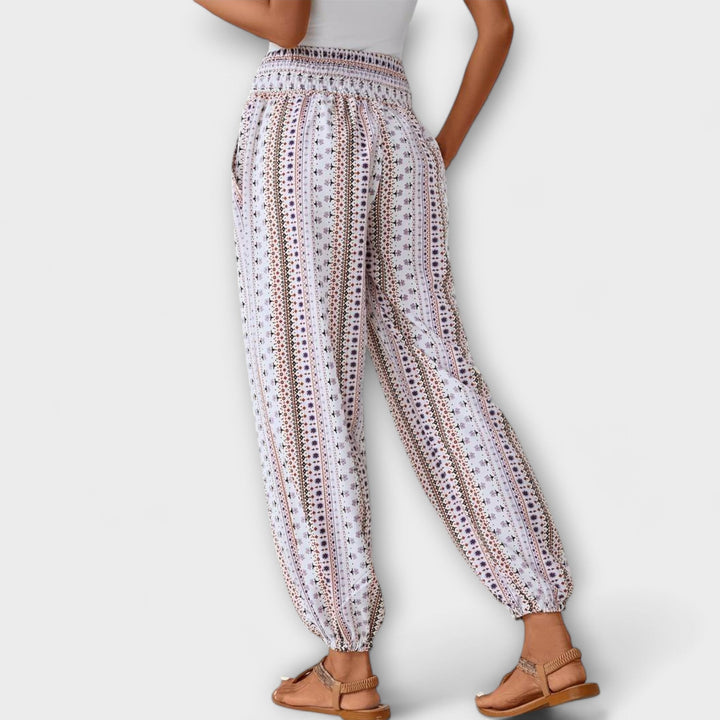 Lourdes | Pantalón con Estampado Étnico