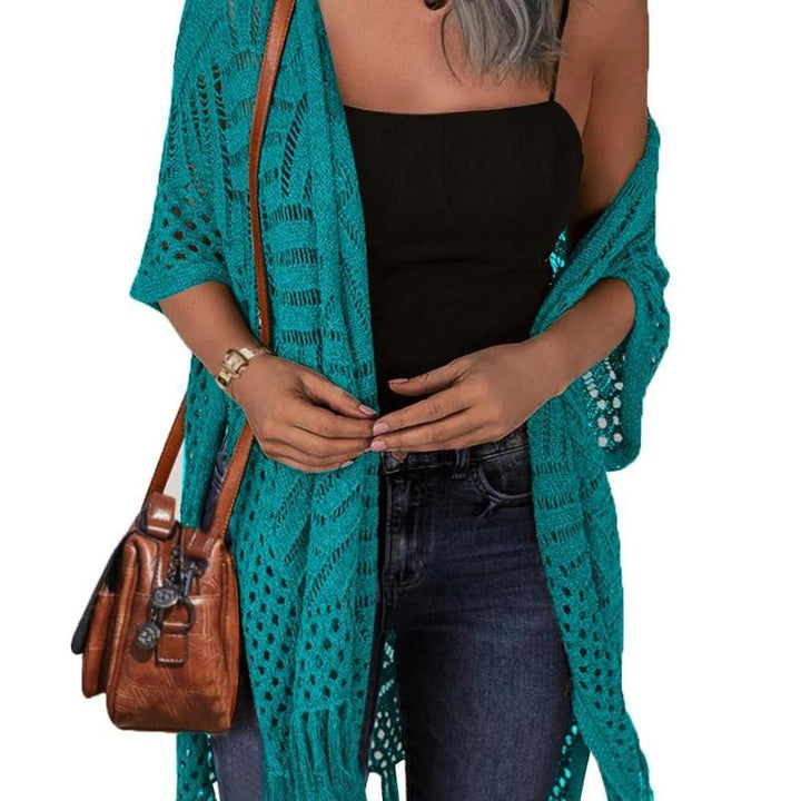 Zarella | Chaqueta de Verano Con Flecos Cómoda
