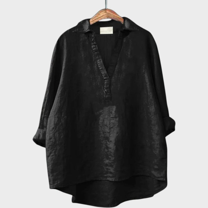Berenice | Blusa Oversize con Cuello en V