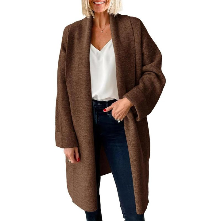 Oliviene | Cárdigan Largo Oversized Abierto y Cómodo