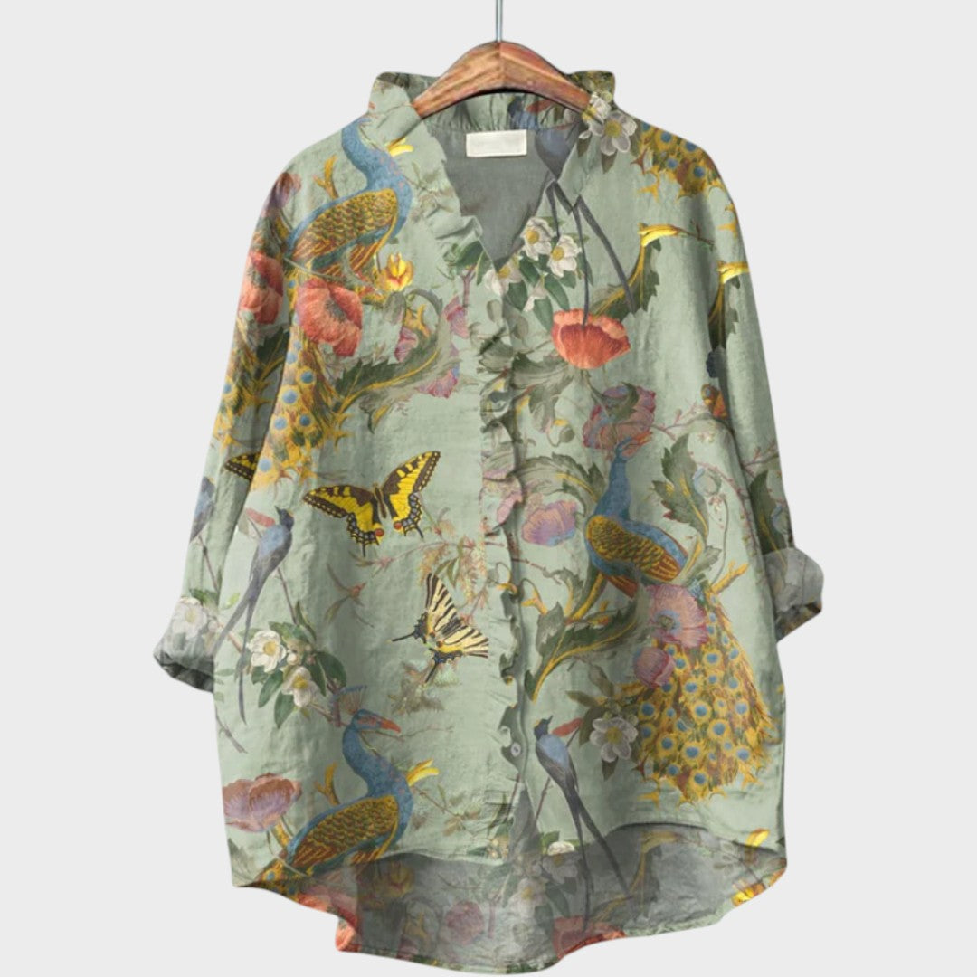 Marisol | Blusa Oversize con Cuello en V