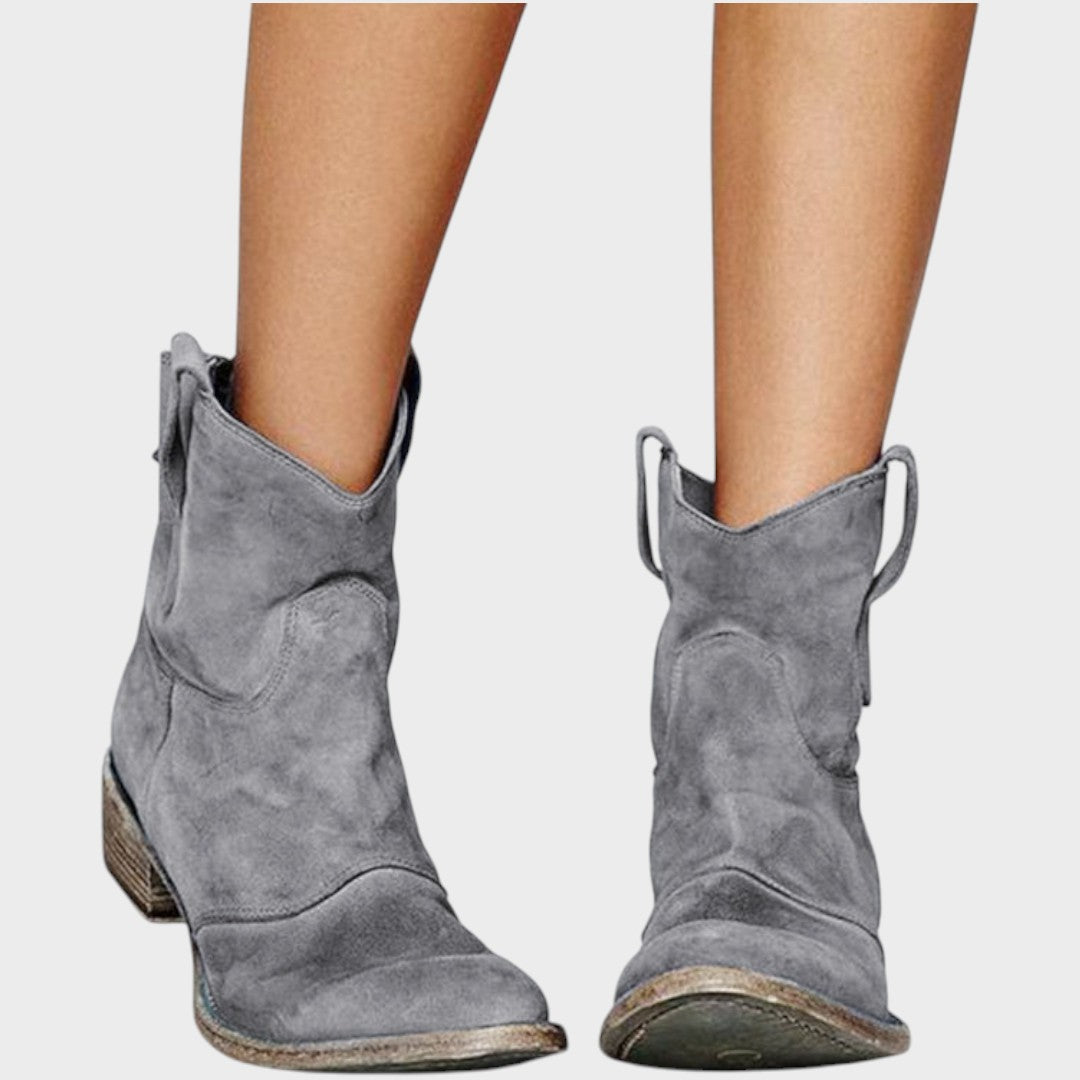 Mafalda | Botas de Cowboy de Gamuza
