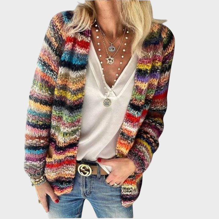 Catia | Cárdigan Multicolor Tejido