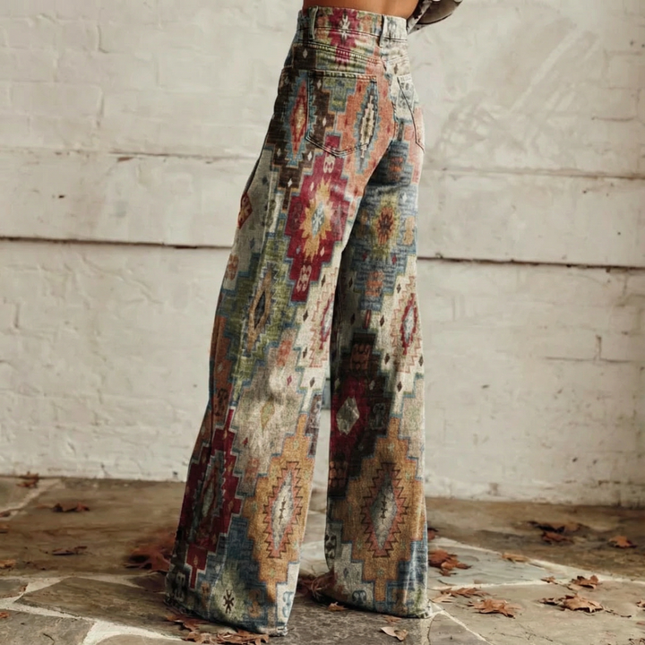 Francesca | Pantalones de Patrón Boho Retro