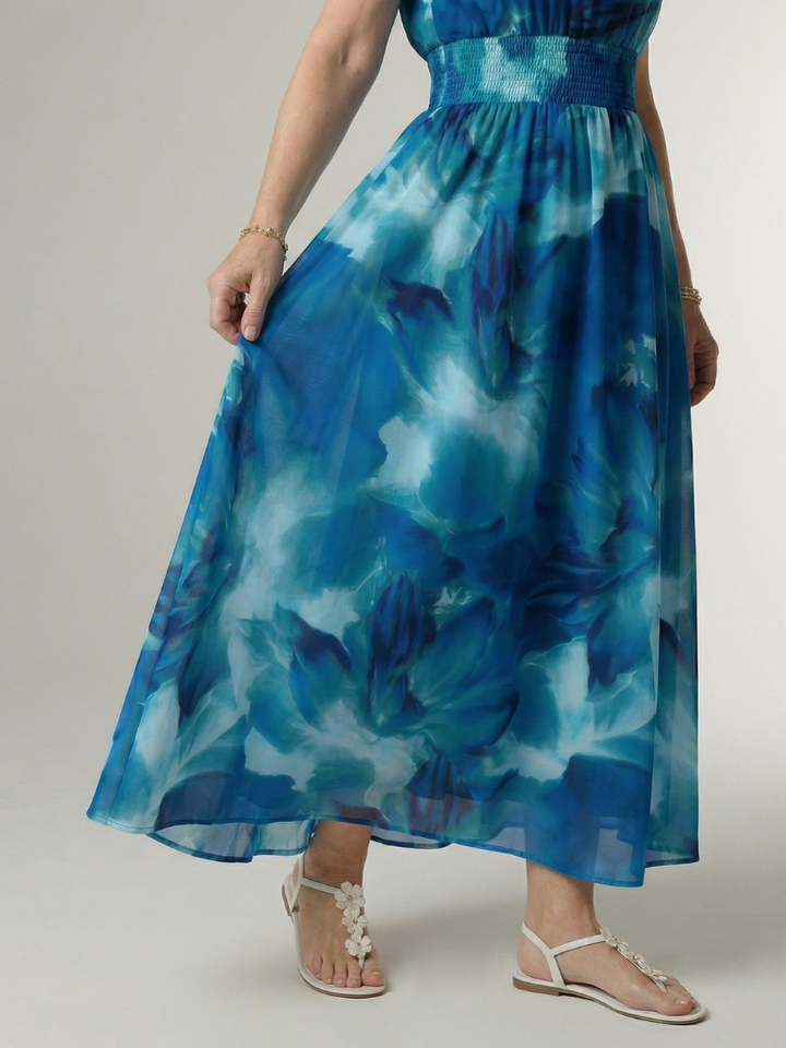 Giuliana | Vestido Midi Halter Fruncido