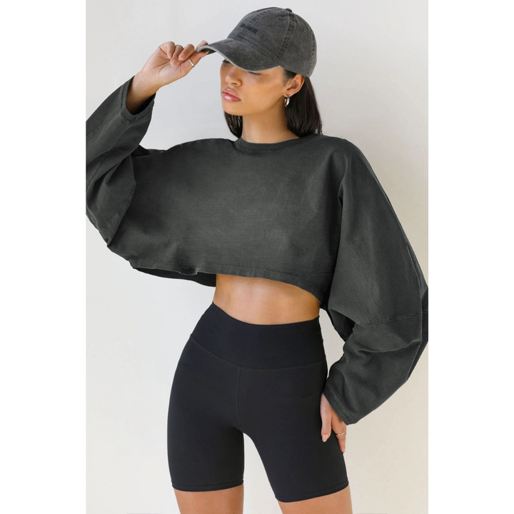 Skye | Sudadera recortada casual para mujeres