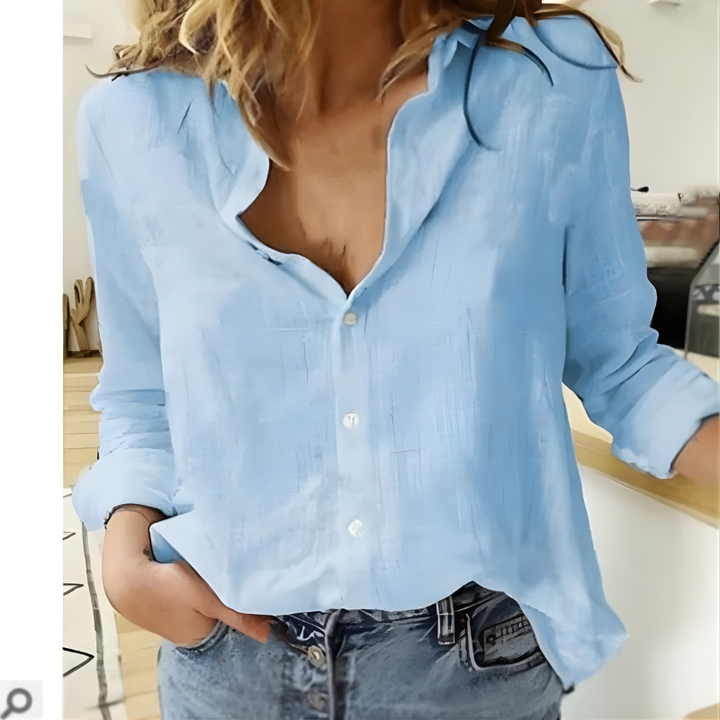 Leah | Blusa con Estampado de Pájaros
