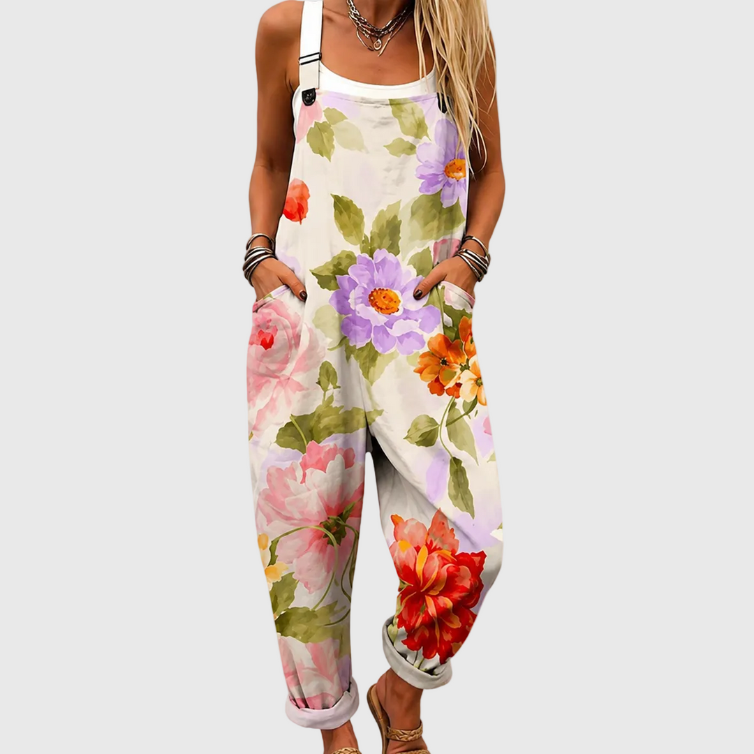 Traudel | Mono con flores de acuarela en lila