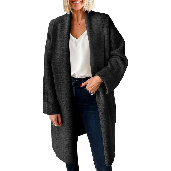 Oliviene | Cárdigan Largo Oversized Abierto y Cómodo