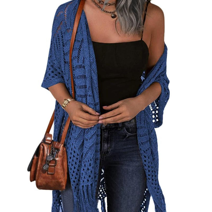 Zarella | Chaqueta de Verano Con Flecos Cómoda