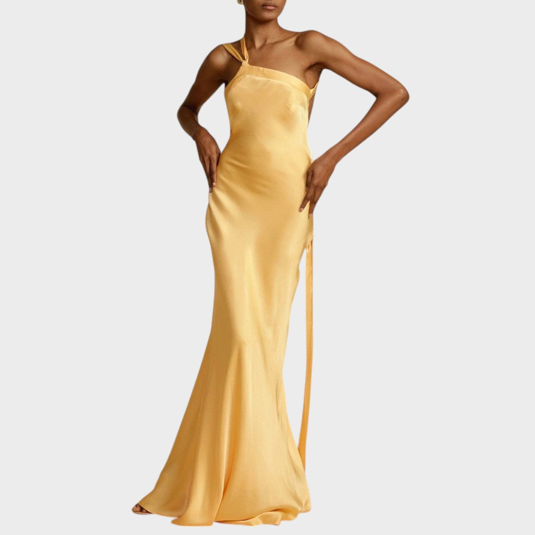 Soledad | Vestido Largo de Satén
