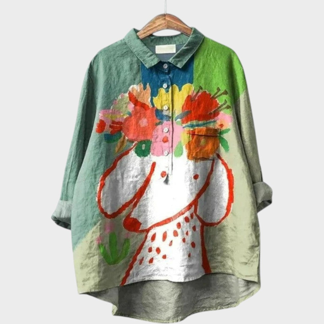 Marcia | Blusa Oversize con Botones