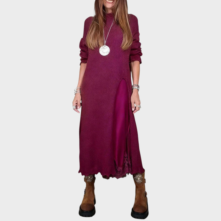 Vega | Conjunto de Suéter y Vestido de Estilo Lencero