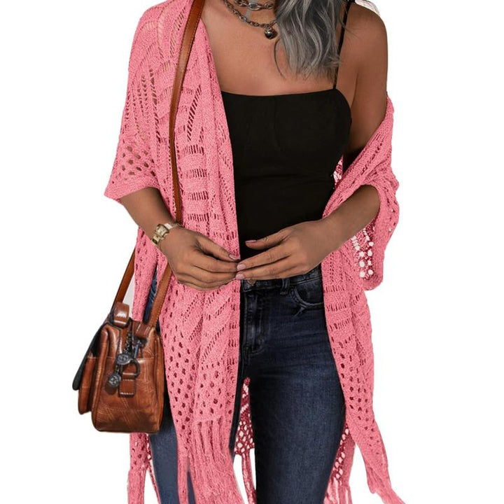 Zarella | Chaqueta de Verano Con Flecos Cómoda