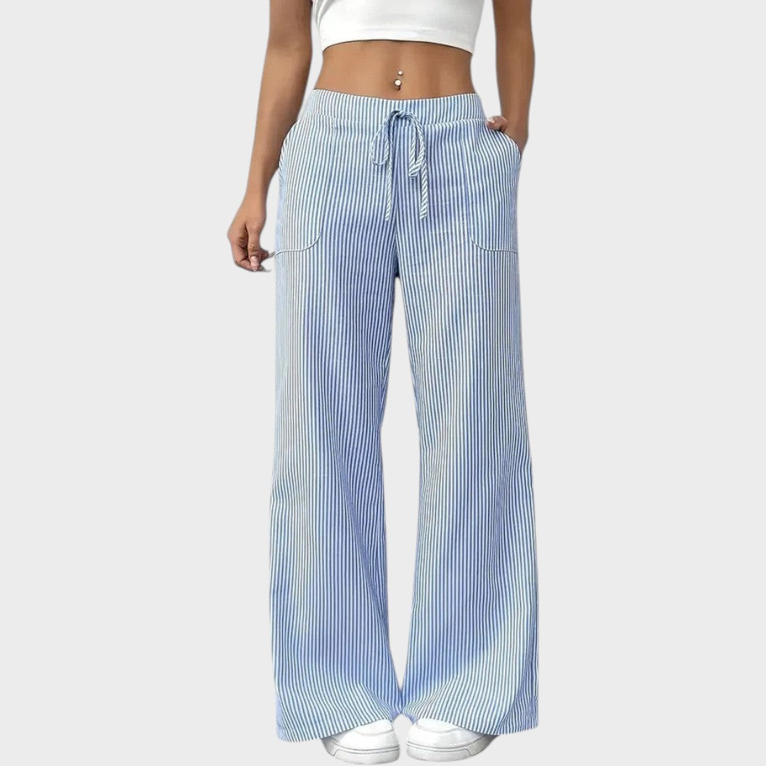 Andrea | Pantalón Ancho con Cordón Ajustable