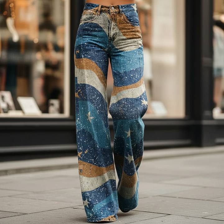 Oriana | Pantalones de Verano Estilo Boho Retro
