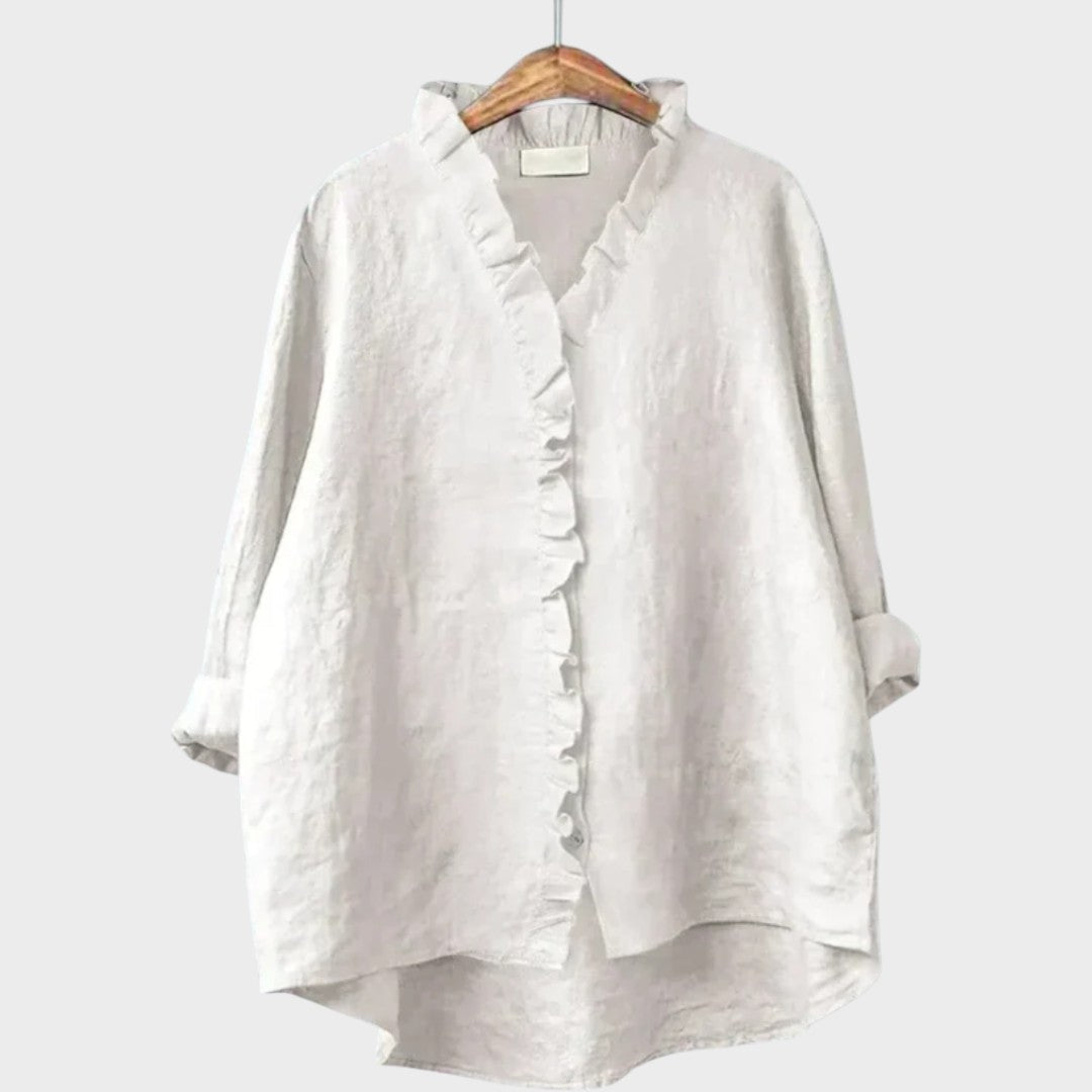 Sol | Blusa Oversize con Cuello en V