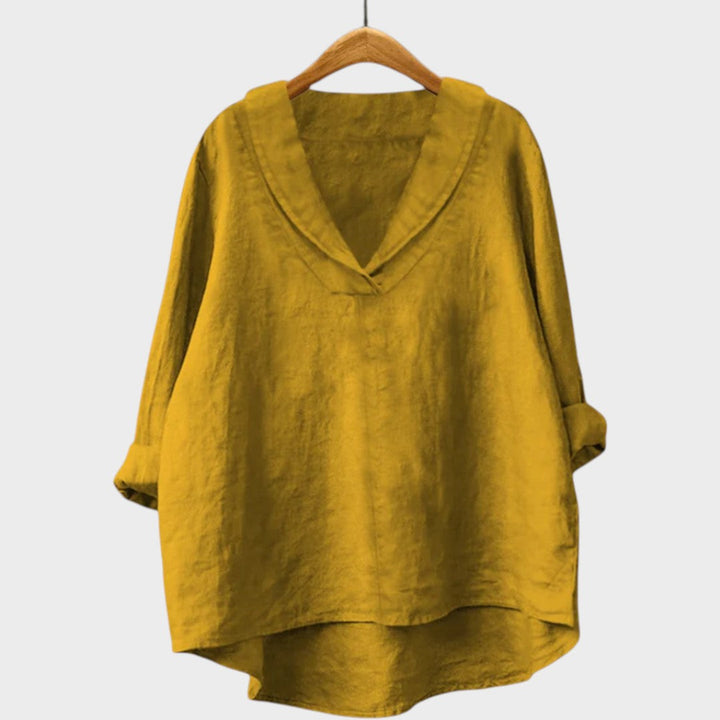 Joaquina | Blusa Oversize con Cuello en V
