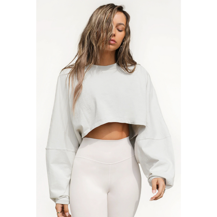 Skye | Sudadera recortada casual para mujeres