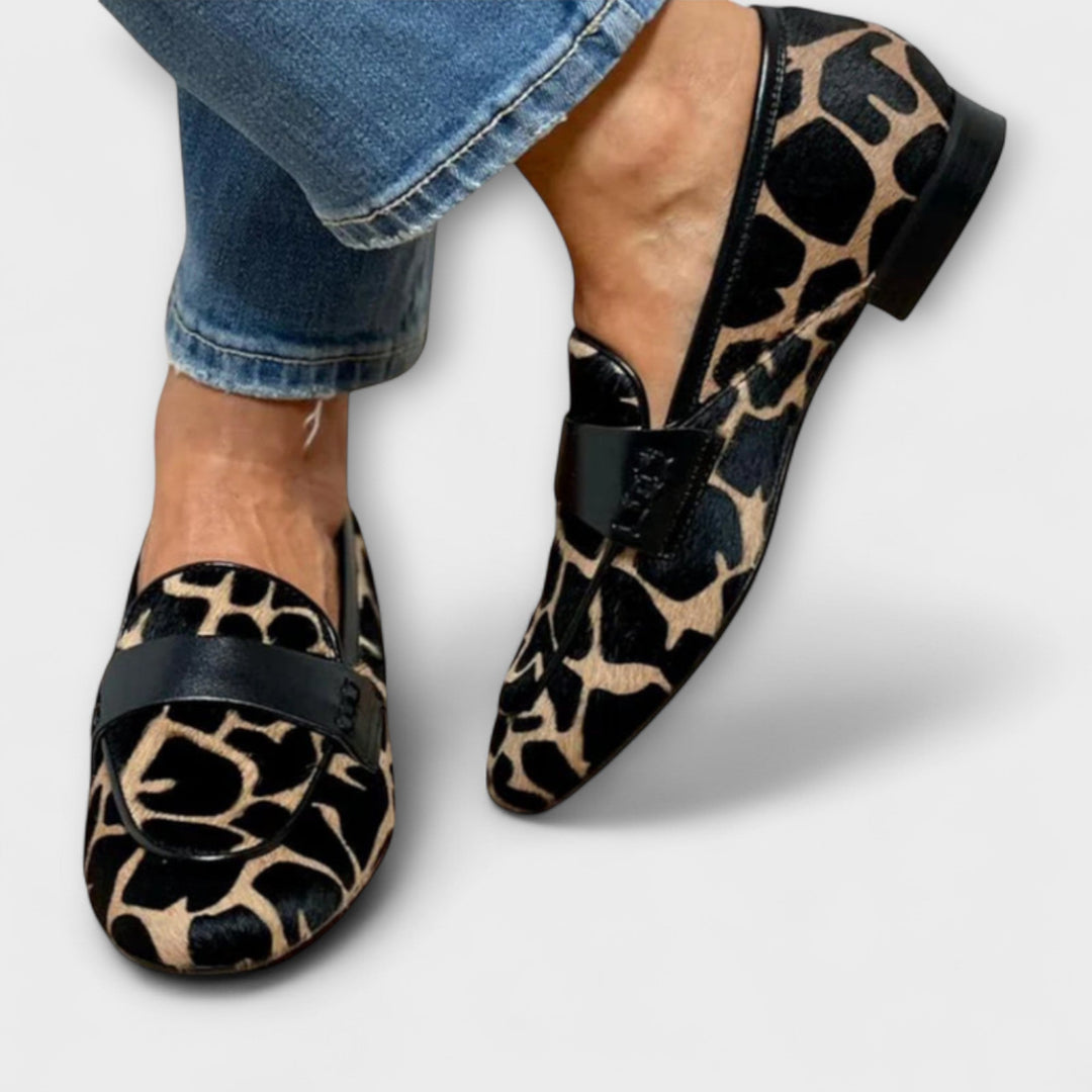 Léonie | Mocasín de Leopardo